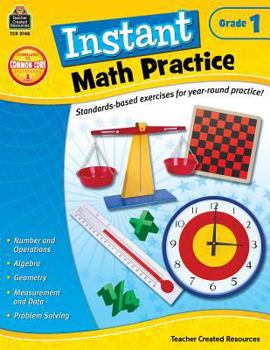 Paperback Instant Math Practice Grade 1 Book