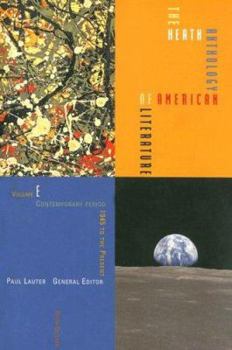 Paperback The Heath Anthology of American Literature Volume E: Contemporary Period: 1945 to the Present Book