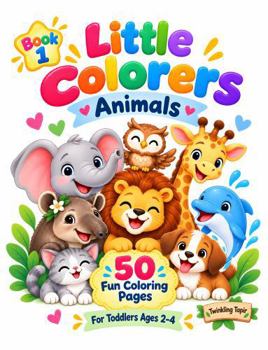 Paperback Little Colorers: Animals (Twinkling Tapir) Book