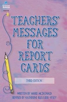 Paperback Teachers' Messages for Report Cards Book