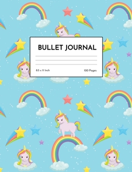 Bullet Journal: Unicorn Dot Grid Notebook - Dotted Note Pad for Kids, Girls, Teens, Tweens, Women - Gifts for Birthday and Christmas | Creative Art 00536
