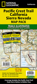 Loose Leaf Pacific Crest Trail: California Sierra Nevada [Map Pack Bundle] Book