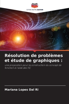 Paperback Résolution de problèmes et étude de graphiques [French] Book