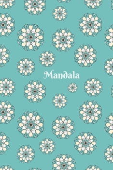 Paperback Mandala: 6" x 9" 120 Lined Pages, Mandala Journal, Notebook, Ruled, Writing Book, Planning, Menus, Mandala Gift For Women. Book