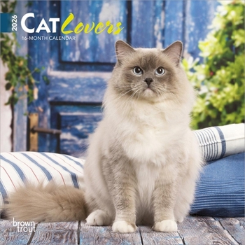 Mini-Disc Cat Lovers 2026 7 X 14 Inch (Hanging) Monthly Mini Wall Calendar Book