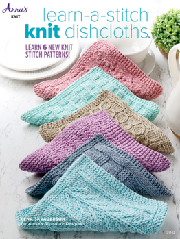 Paperback Learn-A-Stitch Knit Dishcloths Book