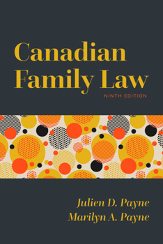 Paperback Canadian Family Law 9/E Book