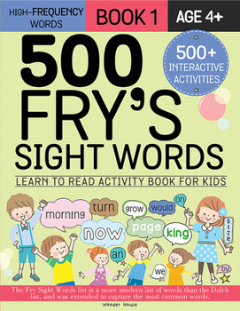 Paperback 500 Fry's Sight Words: Book 1 Book