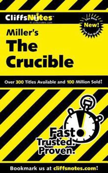 Paperback Cliffsnotes on Miller's the Crucible Book