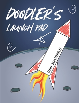 Paperback Doodler's Launch Pad: Creative Activity sketch notebook with starter squiggles, scribbles and doodles Book