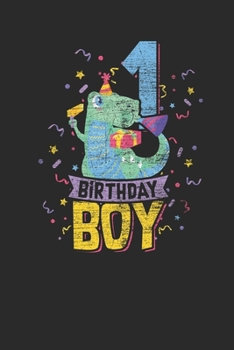 1 Birthday Boy: Graph Paper Notebook (6" x 9" - 120 pages) ~ Birthday Themed Notebook for Daily Journal, Diary, and Gift