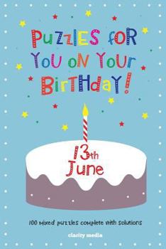 Paperback Puzzles for you on your Birthday - 13th June Book
