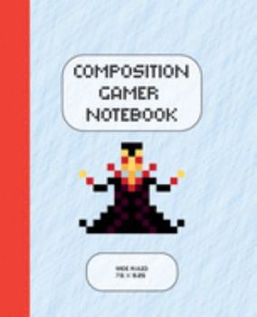 Paperback Composition Gamer Notebook Wide Ruled: The Game is Never Over. Perfect Unique Gift Idea Wide Ruled Notebook, Composition Sketch Book to write in for M Book