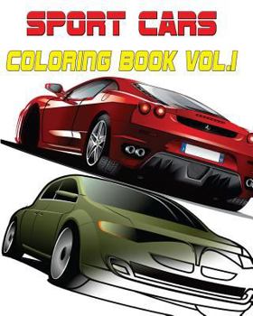 Paperback Sport Cars Coloring book Vol.1: Design Coloring book, Coloring Book