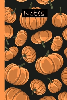 Notes: Pumpkin Notebook with Decorative Black and Orange Matte Cover| 100 pages|Wide-Ruled| Perfect Gift for Halloween, Thanksgiving or Fall Holiday| ... Ideas, School, To-Do-List,Creative Ideas