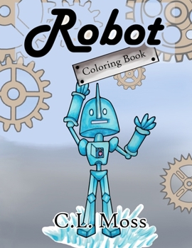 Paperback Robot Coloring Book