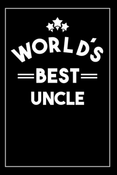 Paperback Worlds Best Uncle: Blank Lined Journal Book