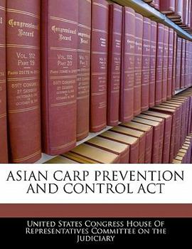 Paperback Asian Carp Prevention and Control ACT Book