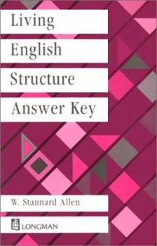 Paperback Living English Structure/Key Book