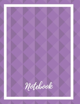 Paperback Composition Notebook: Lined Notebook Journal Paperback - Purple Diamonds - 120 Ruled Pages - Large (8.5 x 11 inches) - Back To School - Kids Book