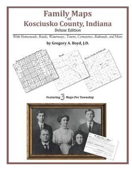 Paperback Family Maps of Kosciusko County, Indiana Book