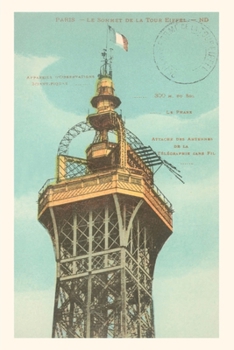 Paperback Vintage Journal Top of the Eifel Tower Book