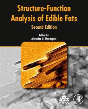 Paperback Structure-Function Analysis of Edible Fats Book