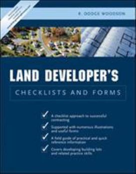 Paperback Residential Land Developer's Checklists and Forms Book