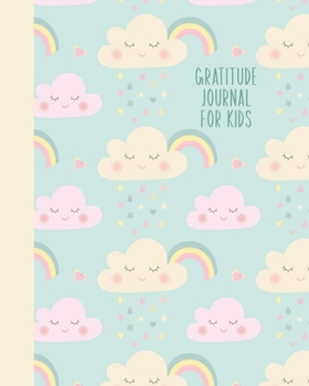 Gratitude Journal for Kids: Questions and Prompts for Daily Writing Practice and Reflection | Encourages Mindfulness and Kindness | Sweet Kawaii ... Nursery Pattern Cover Design in Pastel Colors