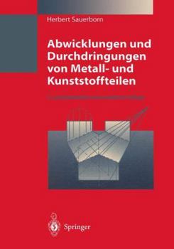 Paperback Abwicklungen Und Durchdringungen Von Metall- Und Kunststoffteilen [German] Book