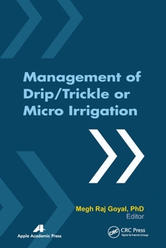 Paperback Management of Drip/Trickle or Micro Irrigation Book