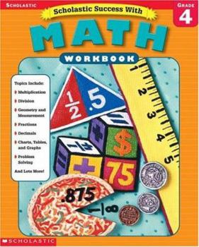 Paperback Scholastic Success With: Math Workbook: Grade 4 Book