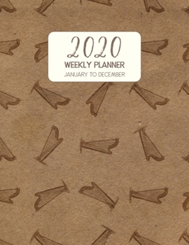 Paperback 2020 Weekly Planner January to December: Dated Diary With To Do Notes & Inspirational Quotes - Harp Book