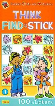 Paperback Picture Sudoku with stickers - Think, Find & Stick Book