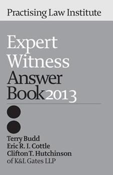 Paperback Expert Witness Answer Book 2013 Book