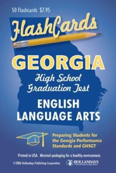 Cards Georgia High School Graduation Test English Language Arts Flashcards Book