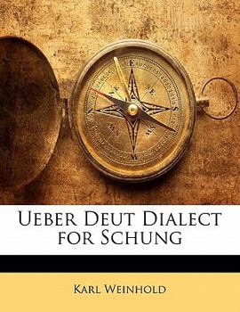 Paperback Ueber deutsche Dialectforschung [German] Book