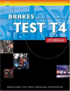 Paperback ASE Medium/Heavy Duty Truck Test Prep Manuals, 3e T4: Brakes Book