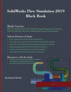 Paperback SolidWorks Flow Simulation 2019 Black Book