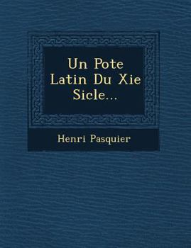 Paperback Un Po Te Latin Du XIE Si Cle... [French] Book