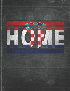 Home: Croatia Flag Personalized Retro Gift for Croatian Retired Coworker Friend Party  Undated Planner Daily Weekly Monthly Calendar Organizer Journal