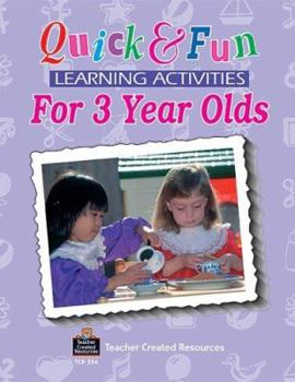 Paperback Quick & Fun Learning Activities for 3 Year Olds Book