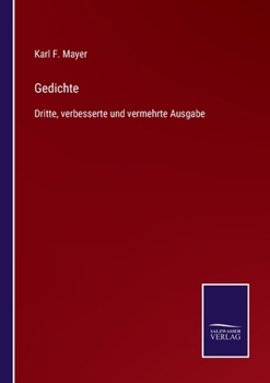 Paperback Gedichte: Dritte, verbesserte und vermehrte Ausgabe [German] Book