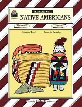 Paperback Native Americans Thematic Unit Book