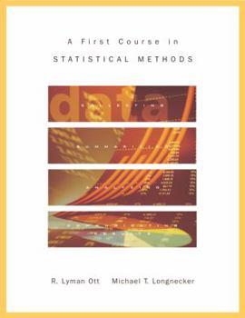 Hardcover A First Course in Statistical Methods [With CDROM] Book