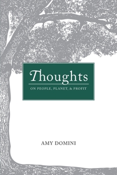 Paperback Thoughts on People, Planet & Profit Book