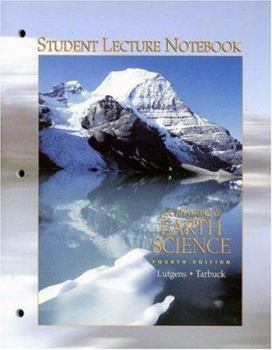 Paperback Foundations of Earth Science Student Lecture Notebook Book