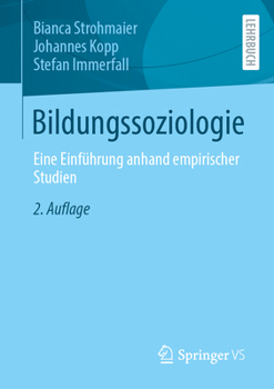 Paperback Bildungssoziologie: Eine Einführung Anhand Empirischer Studien [German] Book