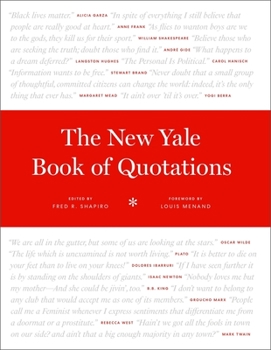 Hardcover The New Yale Book of Quotations Book