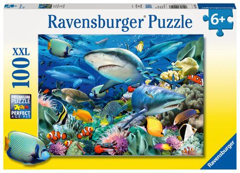 Misc. Shark Reef 100 PC Puzzle Book